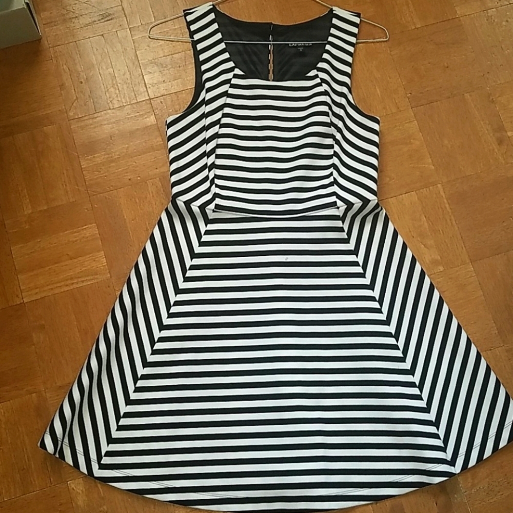Express striped dress